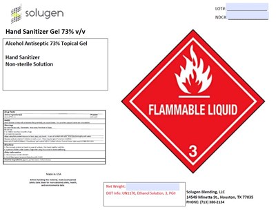 18927000 mL Label Ndc 79975-008-01 (Etoh Cmc   73 V.v. Front)